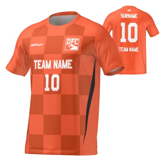 Flight Jersey Checkers Orange 2