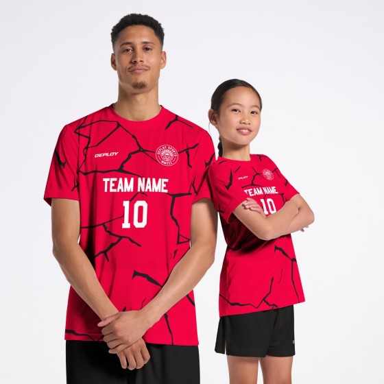 Flight Jersey Cracks Red