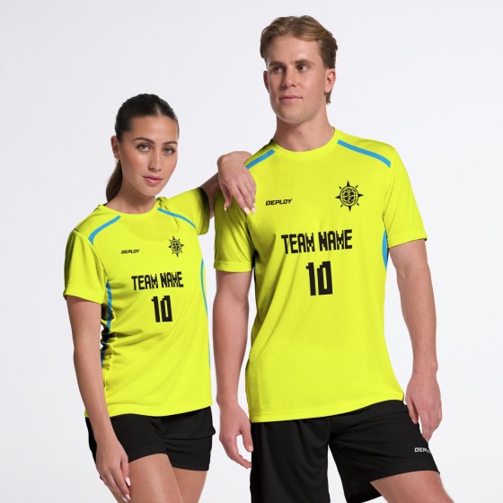 Flight Jersey Lines Neon Yellow
